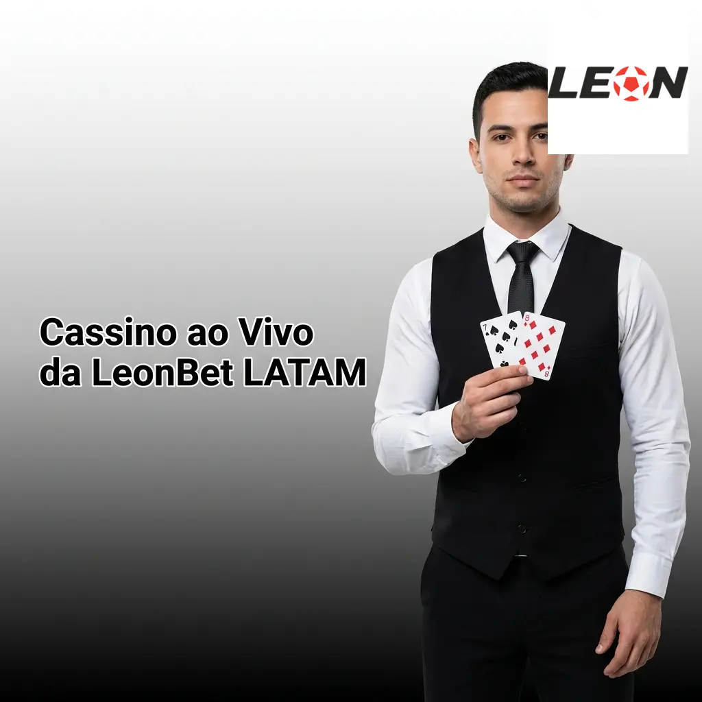 Cassino ao vivo LeonBet LATAM com roleta, blackjack, bacará e game shows transmitidos em HD com dealers profissionais