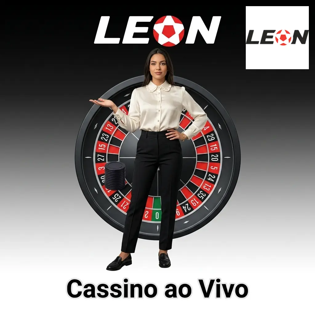 Cassino ao vivo LeonBet LATAM com dealers reais em estúdios HD: roleta, blackjack, bacará e game shows