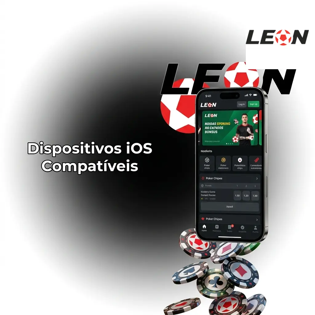 Lista de iPhones e iPads compatíveis com o app LeonBet LATAM, incluindo modelos iPhone X ao 15 e iPad Air e Pro