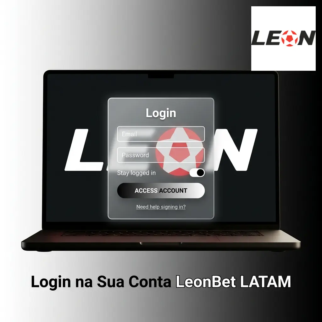 Guia de login na conta LeonBet LATAM pelo site ou app em 3 passos simples