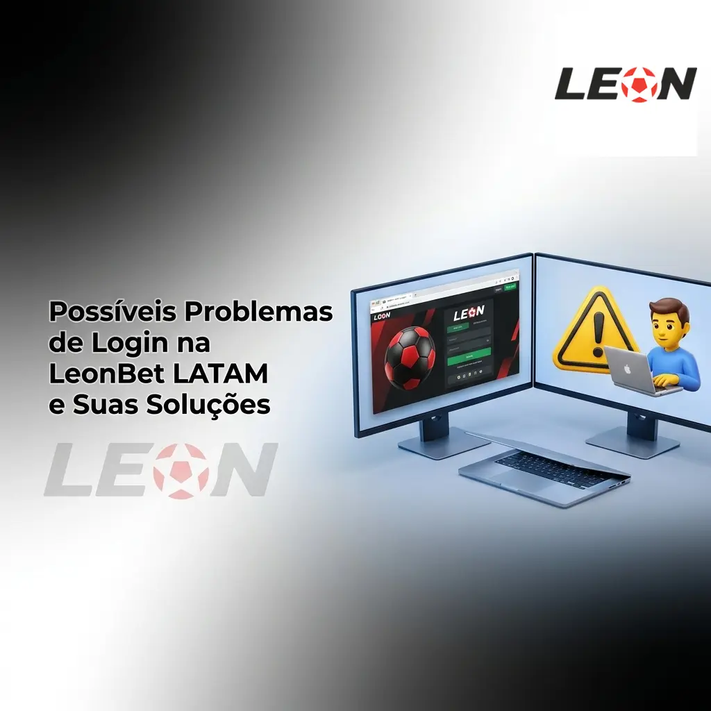 Tabela com problemas de login na LeonBet LATAM e soluções como senha incorreta, conta bloqueada e autenticação