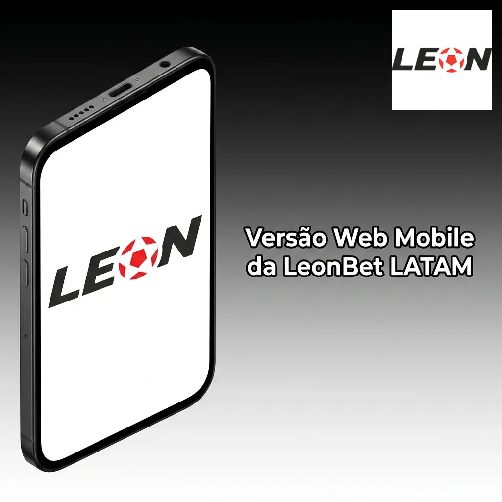 Versão web mobile da LeonBet LATAM acessível pelo navegador sem download em Android e iOS